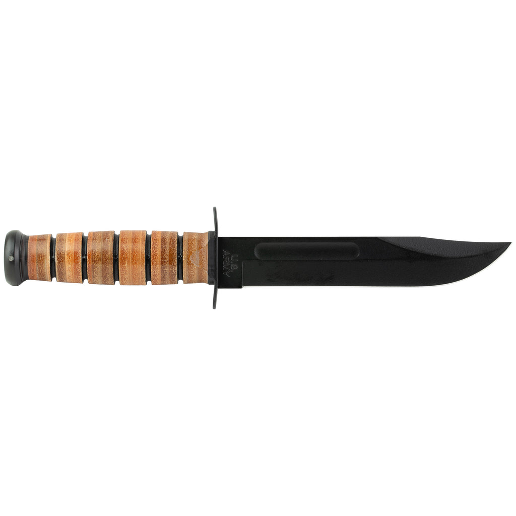 KA-BAR Knives US Army Fighting 7-Inch Fixed Blade Knife with Leather Sheath