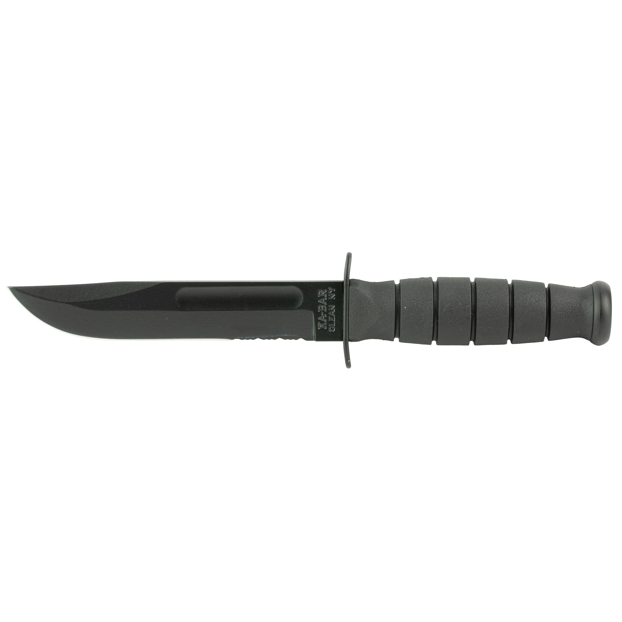 KA-BAR Knives Short Fighting Knife with 5.25-Inch Blade and Leather Sheath
