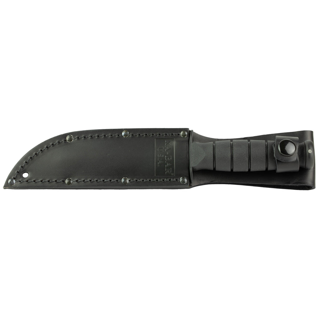 KA-BAR Knives Short Fighting Knife with 5.25-Inch Blade and Leather Sheath
