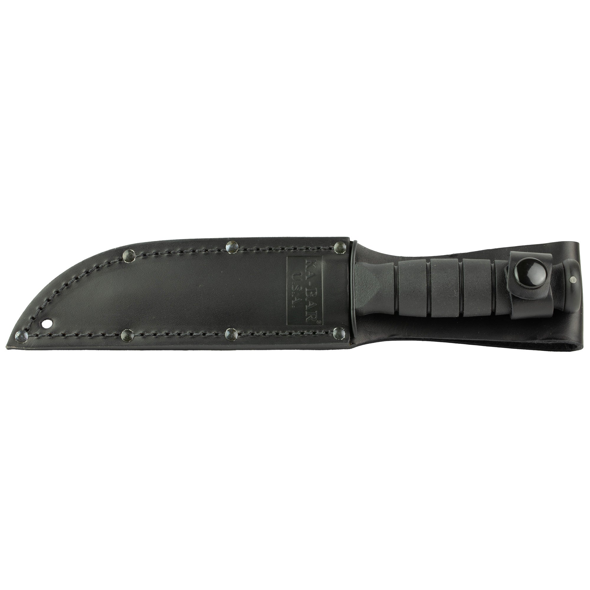 KA-BAR Knives Short Fighting Knife with 5.25-Inch Blade and Leather Sheath