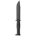 KA-BAR Knives Slabby Fixed Blade Knife - 6.86 Inch Black with Sheath