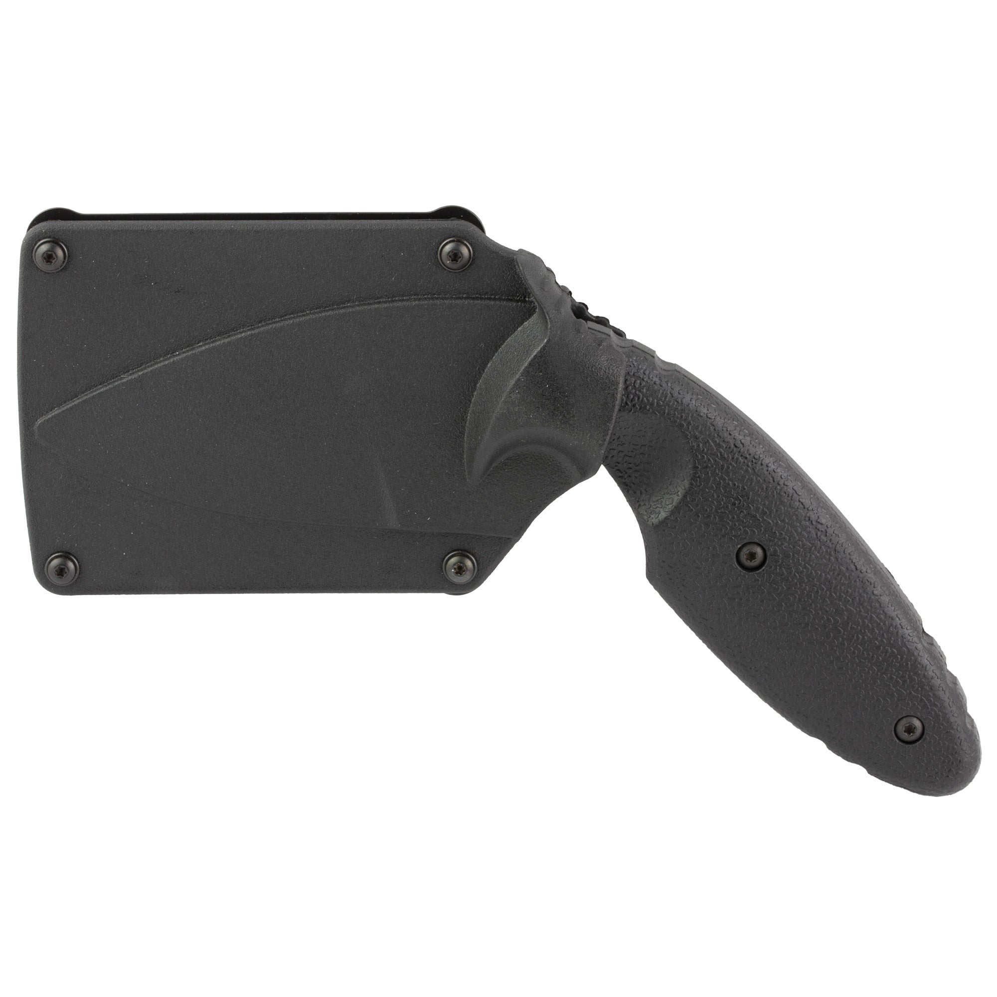 KA-BAR TDI Law Enforcement Fixed Blade Knife with Serrated Edge, 2.31 Inches, Black