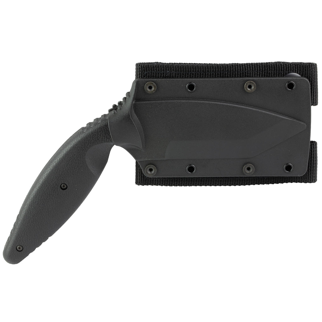 KA-BAR TDI Law Enforcement Fixed Blade Knife with MOLLE Sheath, 3.69 Inches, Black