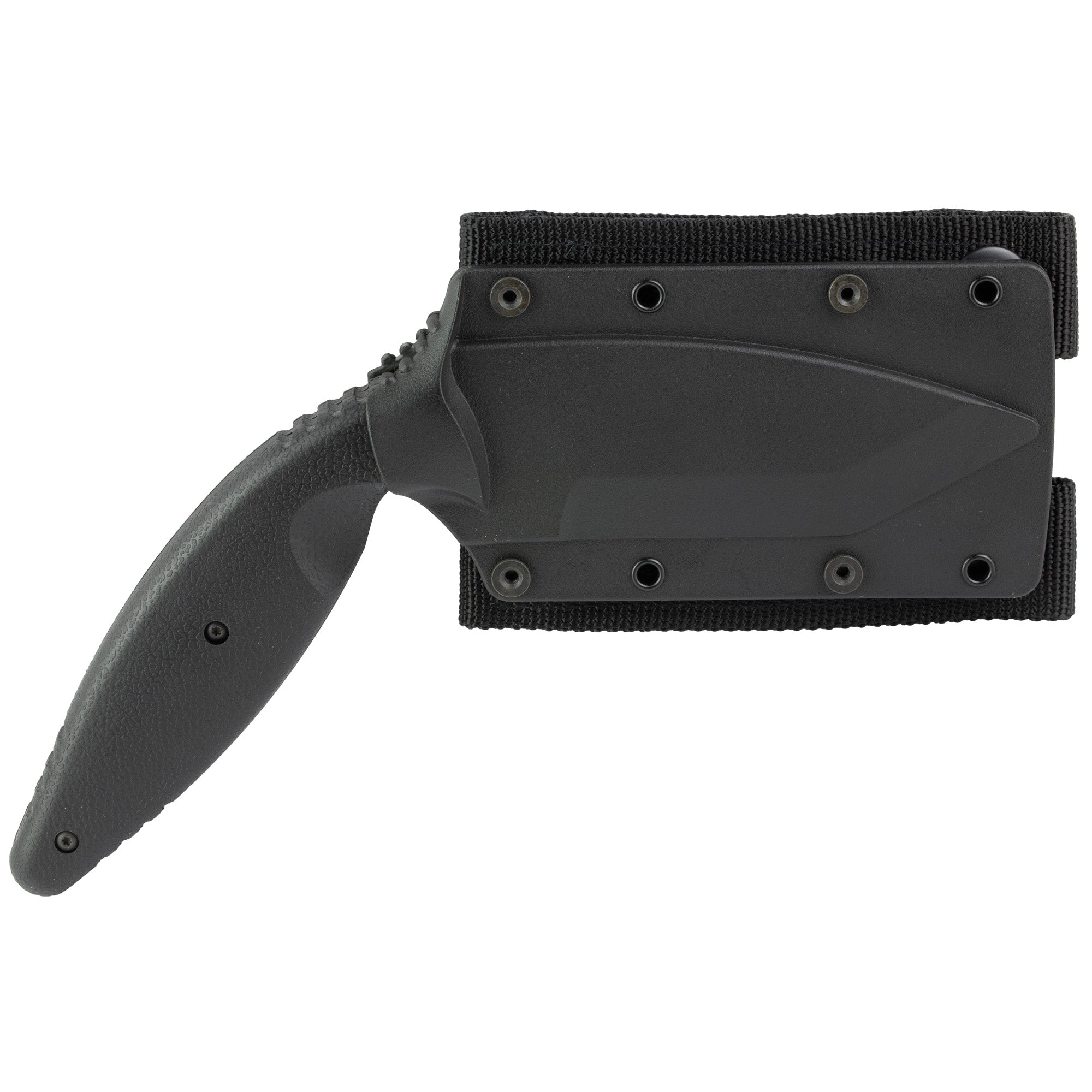 KA-BAR TDI Law Enforcement Fixed Blade Knife with MOLLE Sheath, 3.69 Inches, Black