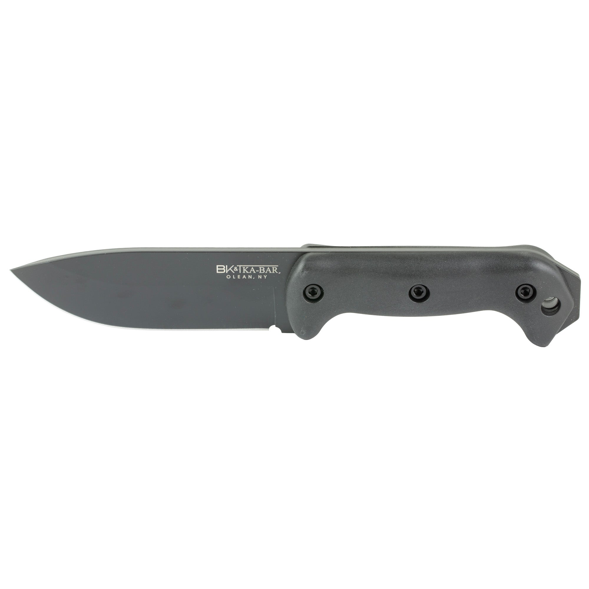 KA-BAR Knives Becker BK2 Camp Fixed Blade Knife with 5.25-inch Plain Edge and Black Ultramid Handles