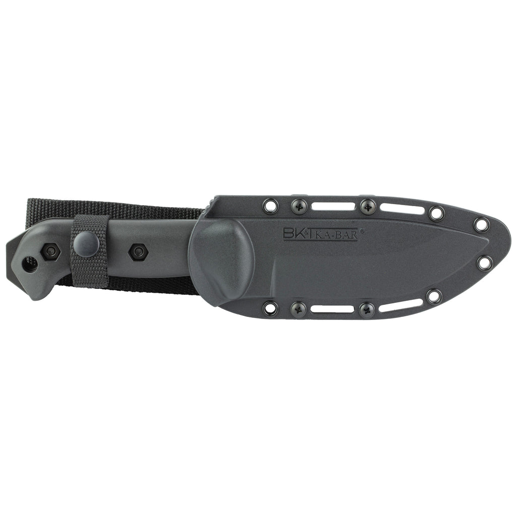 KA-BAR Knives Becker BK2 Camp Fixed Blade Knife with 5.25-inch Plain Edge and Black Ultramid Handles