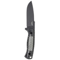 KA-BAR Knives Cool Name Drop Point Fixed Blade Knife, 4.25-Inch Black Handle and Blade