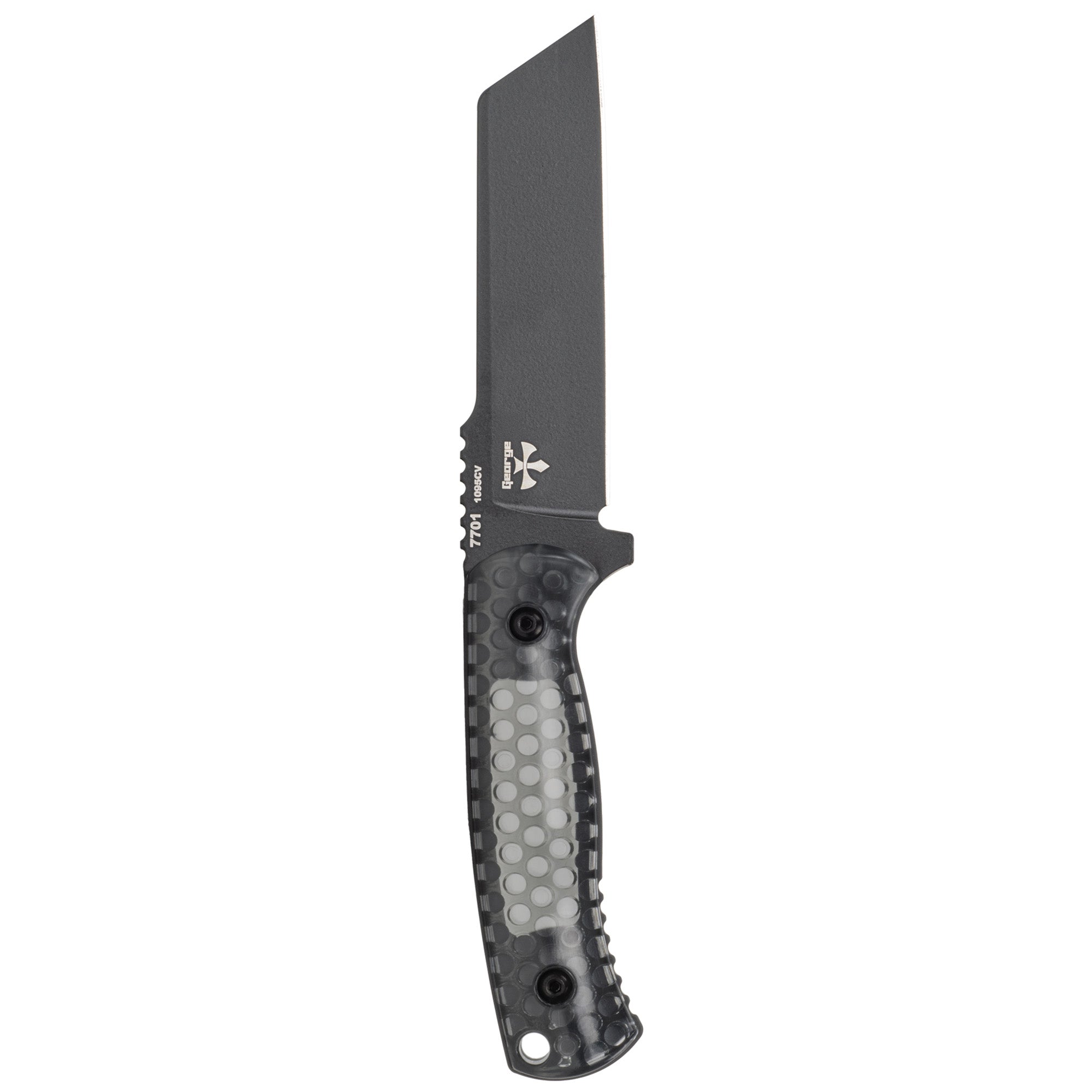 KA-BAR Knives Cool Name Sheepsfoot Fixed Blade Knife, 4.625 inches, Black