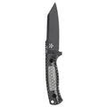 KA-BAR Knives Cool Name Tanto Fixed Blade Knife with Sheath, 4.625 inches, Black Handle