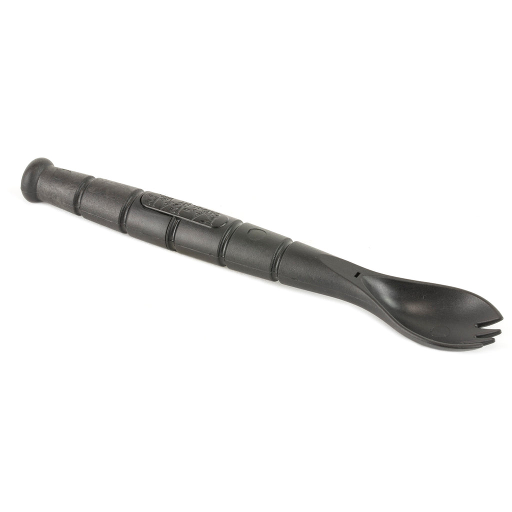 KA-BAR Knives KBAR SPORK/KNIFE 2.5" Black - Food-Grade Grilamid Multi-Tool with Serrated Edge