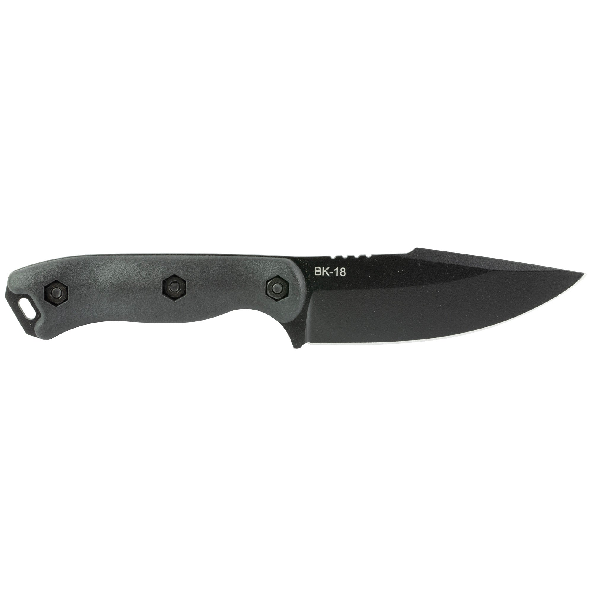 KA-BAR Knives Becker Harpoon BK18BK Fixed Blade Knife with Black Ultramid Handles