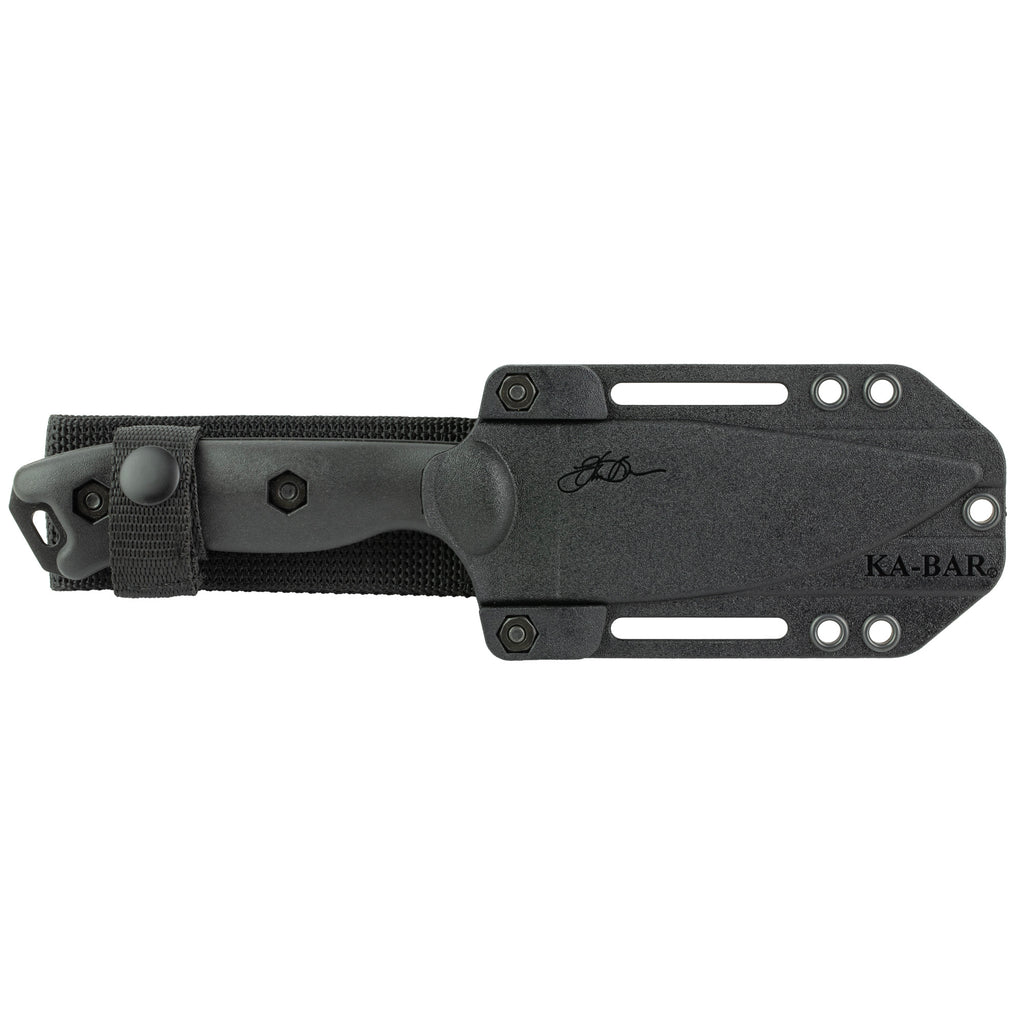 KA-BAR Knives Becker Harpoon BK18BK Fixed Blade Knife with Black Ultramid Handles