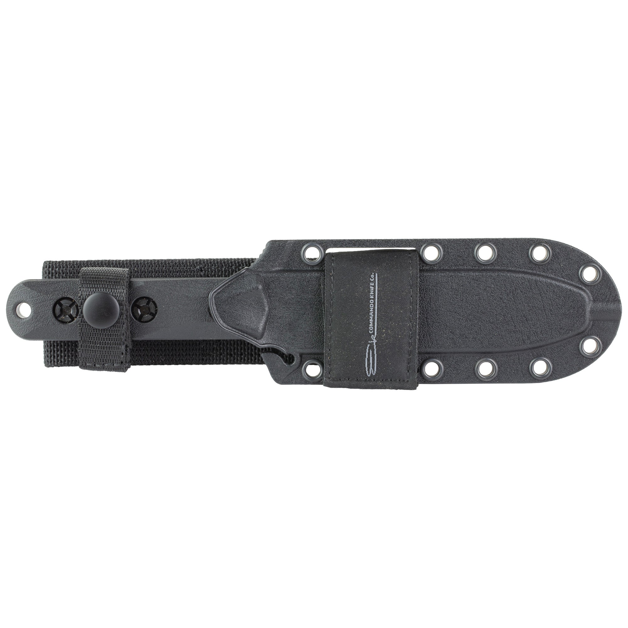KA-BAR Knives EK50 Short Clip Point Fixed Blade Knife with MOLLE Sheath