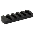 Kinetic Development Group LLC M-LOK 5 Slot Picatinny Rail – Black, 2.5-inch Aluminum Accessory Mount