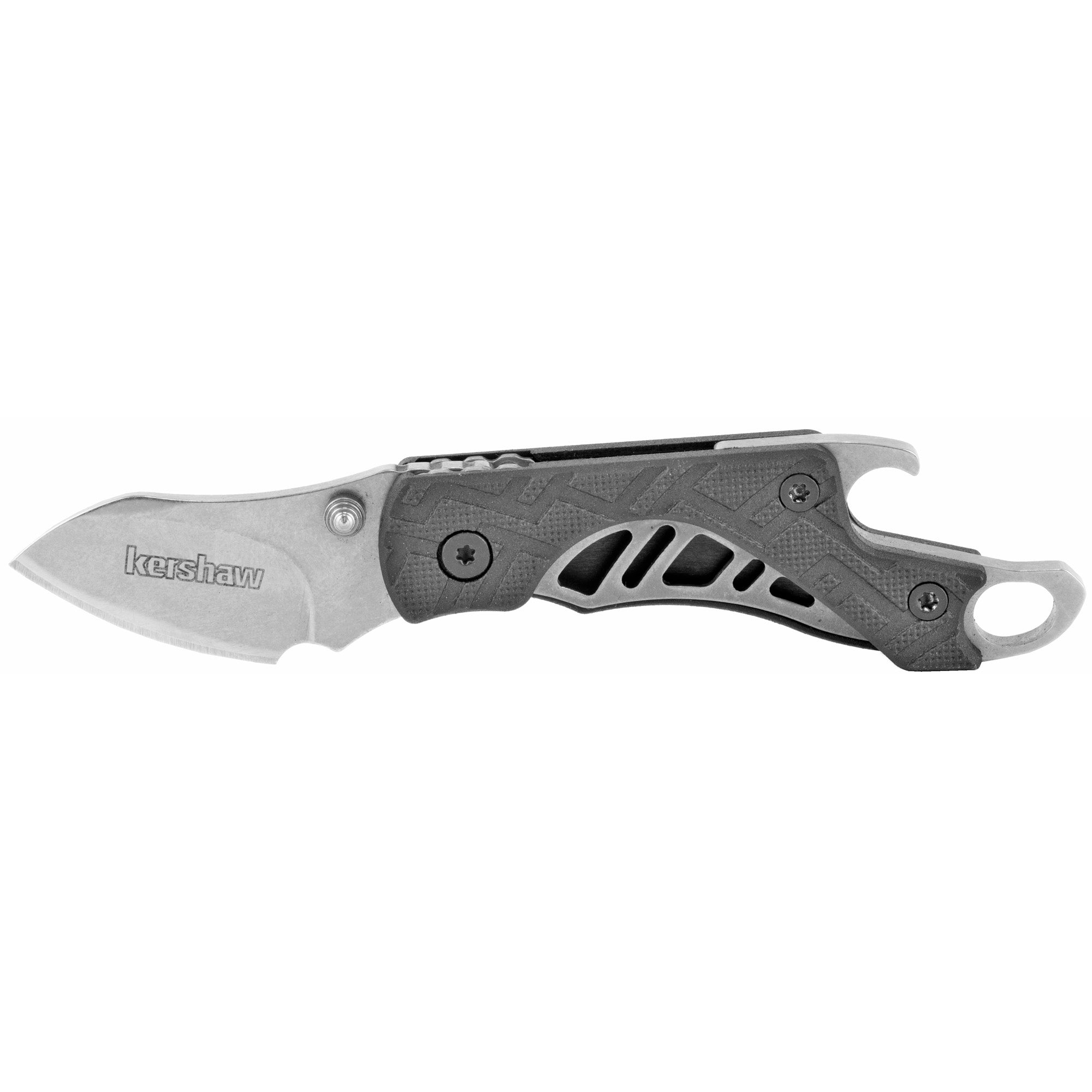 Kershaw Cinder 1.4-Inch Folding Knife with Black Glass-Filled Nylon Handle