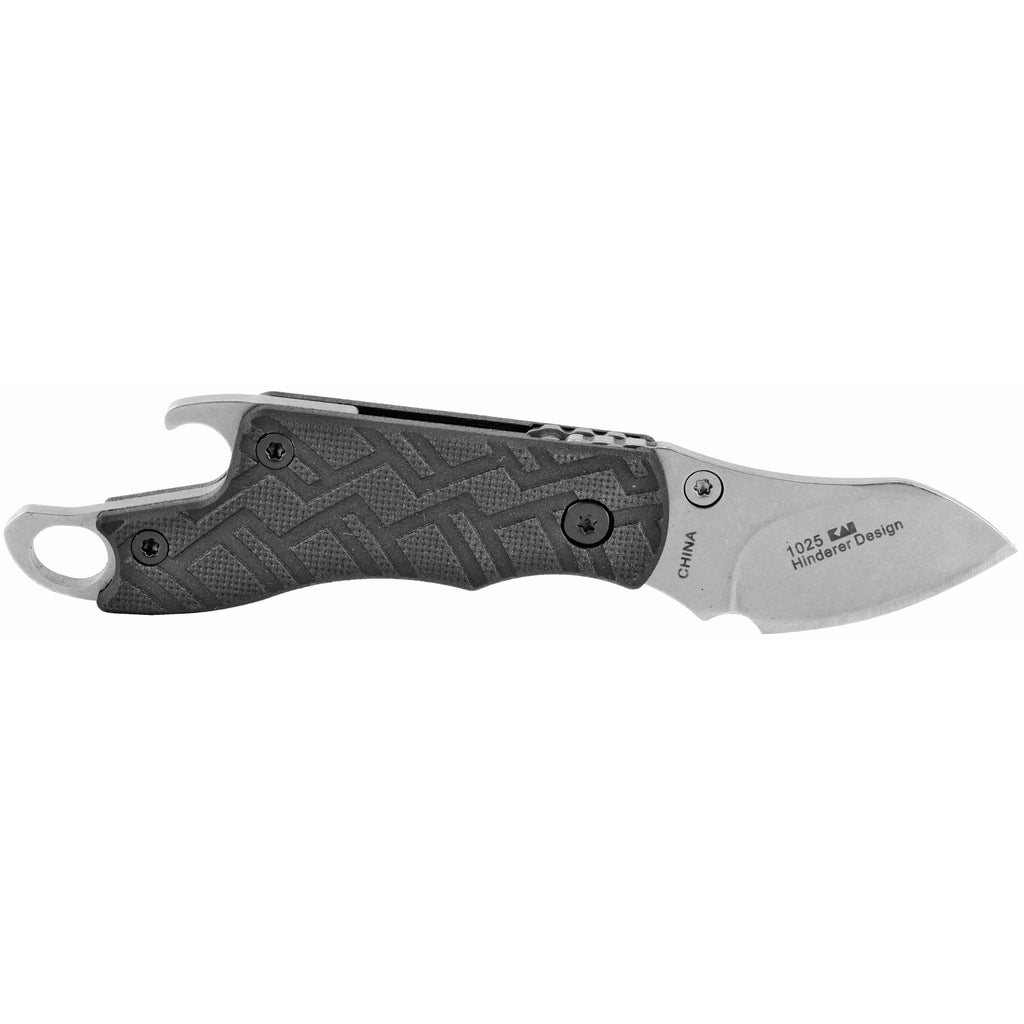 Kershaw Cinder 1.4-Inch Folding Knife with Black Glass-Filled Nylon Handle