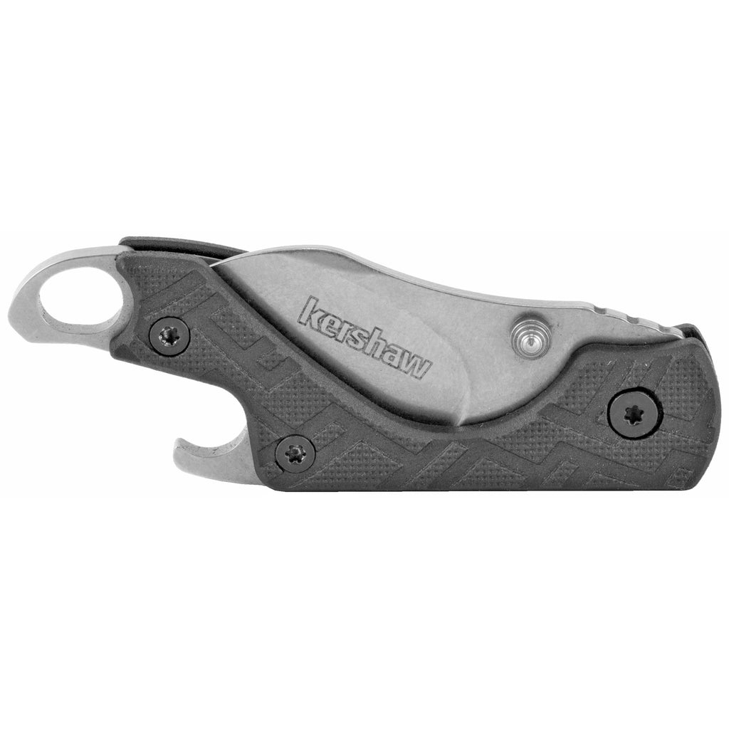 Kershaw Cinder 1.4-Inch Folding Knife with Black Glass-Filled Nylon Handle