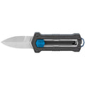 Kershaw Kapsule 1190 Compact Out-the-Front Folding Knife with Blue Slider and Textured Handle