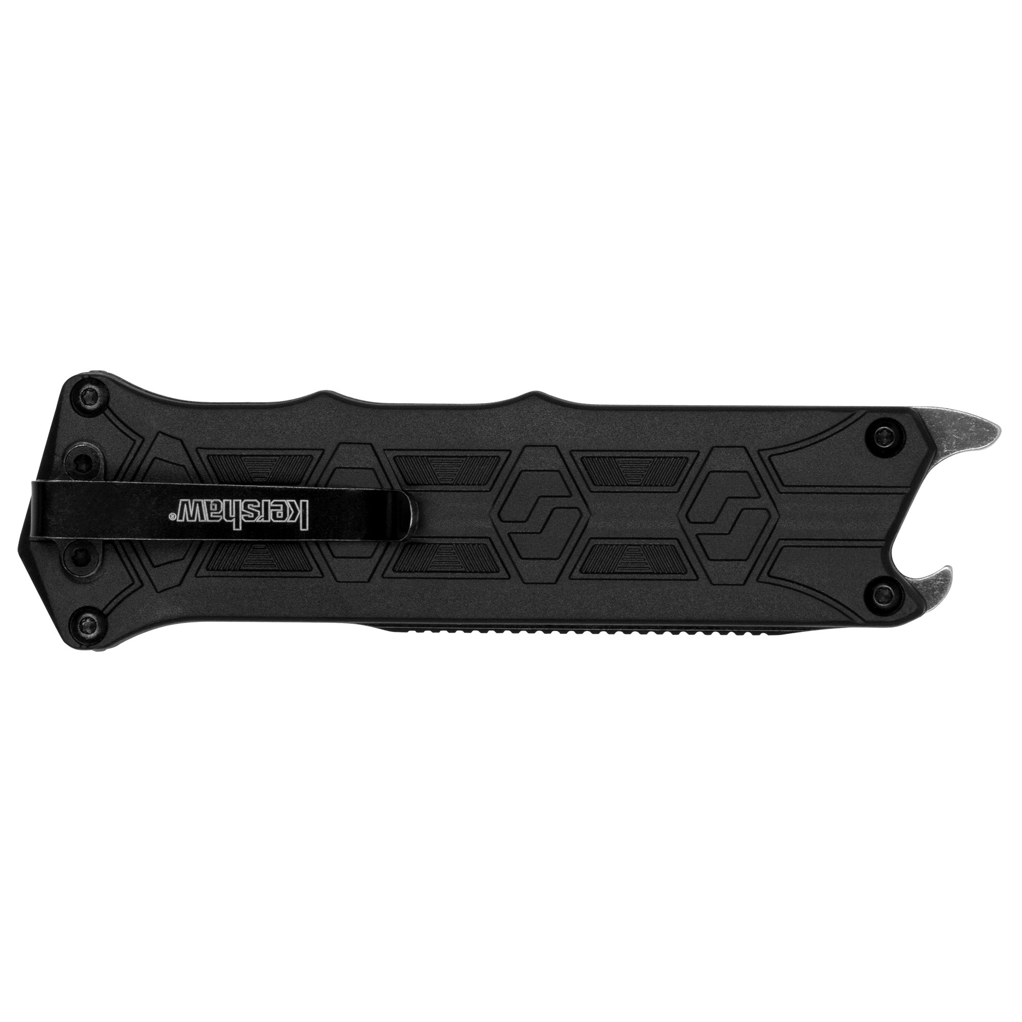 Kershaw Interstellar Folding Knife Model 1195 with Partial Serration and Bottle Opener