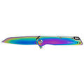 Kershaw Misdirect 1365RBW Rainbow PVD Folding Knife – Stylish Entry-Level Blade with Reverse Tanto Design