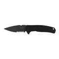 Kershaw Conduit Folding Knife with Assisted Opening and Serrated Blade, 2.9-Inch Black Handle