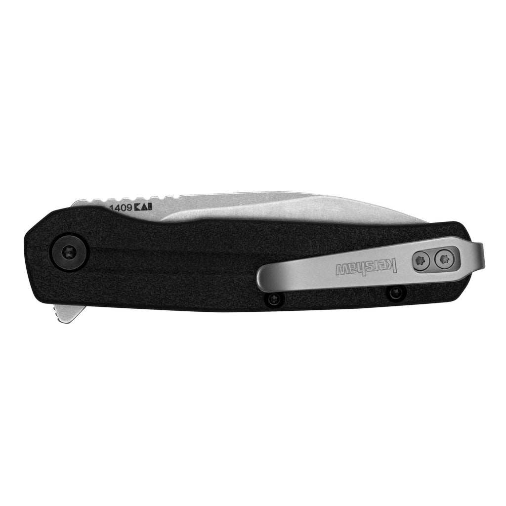 Kershaw Korra 2.75-inch Assisted Folding Knife with Black Handle