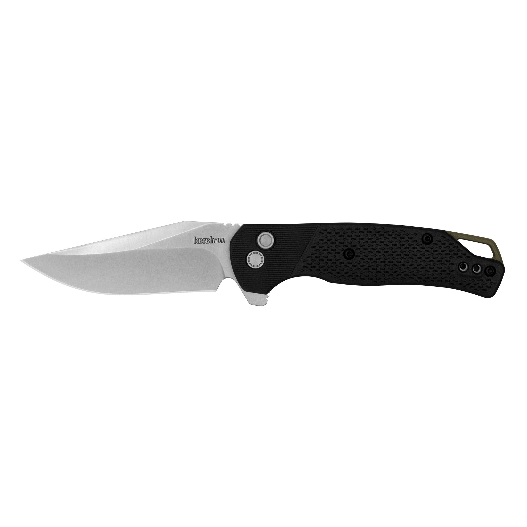 Kershaw Runoff 3.1-Inch Black Stonewashed Folding Knife - Compact and Versatile