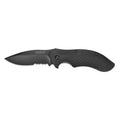 Kershaw Clash 3.1-Inch Black Folding Knife with Partial Serration and Drop-Point Blade