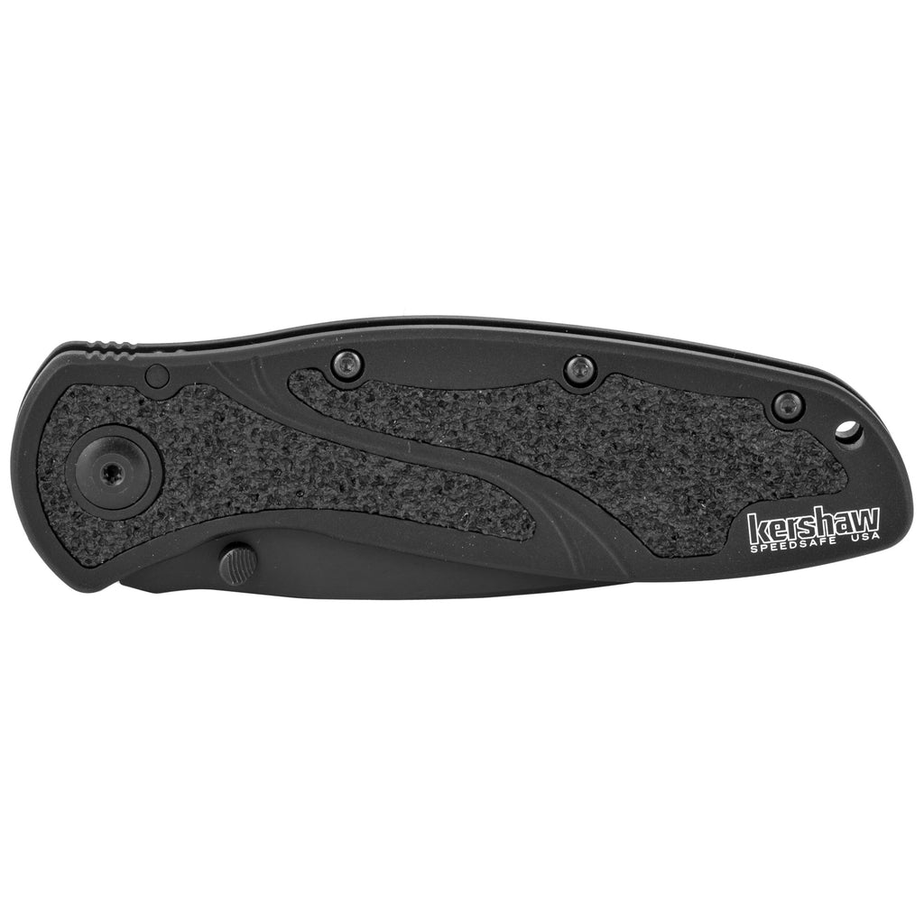 Kershaw Blur Black Folding Knife with Assisted Opening and 14C28N Steel - Part #1670BLK