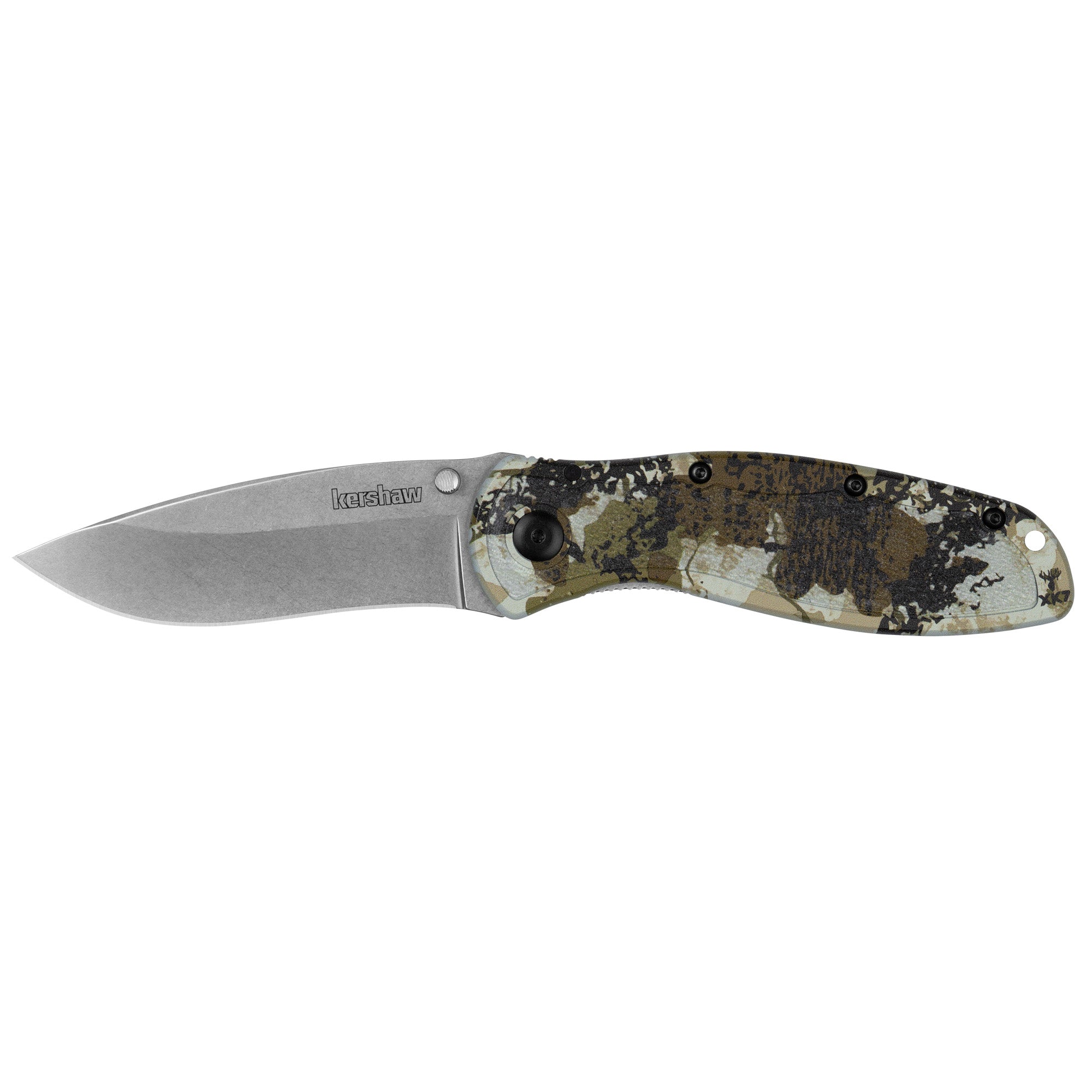 Kershaw Blur 3.4 Kings Camo Folding Knife with 14C28N Blade