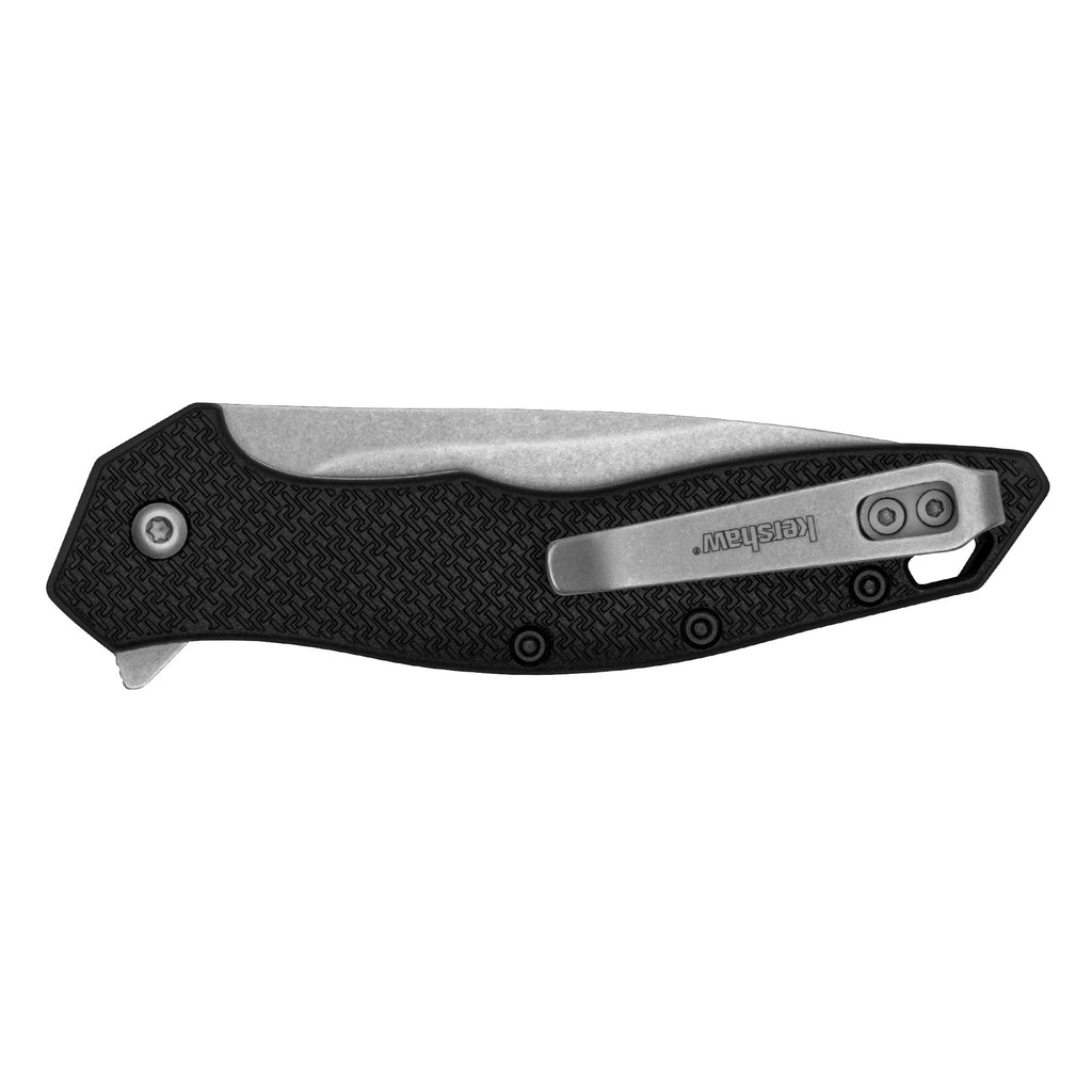 Kershaw Shoreline 3 Inch Folding Knife with Assisted Opening and Reversible Deep Carry Clip