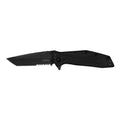 Kershaw Brawler 1990ST Folding Knife with Serrated Edge, 3-Inch Blade, Black