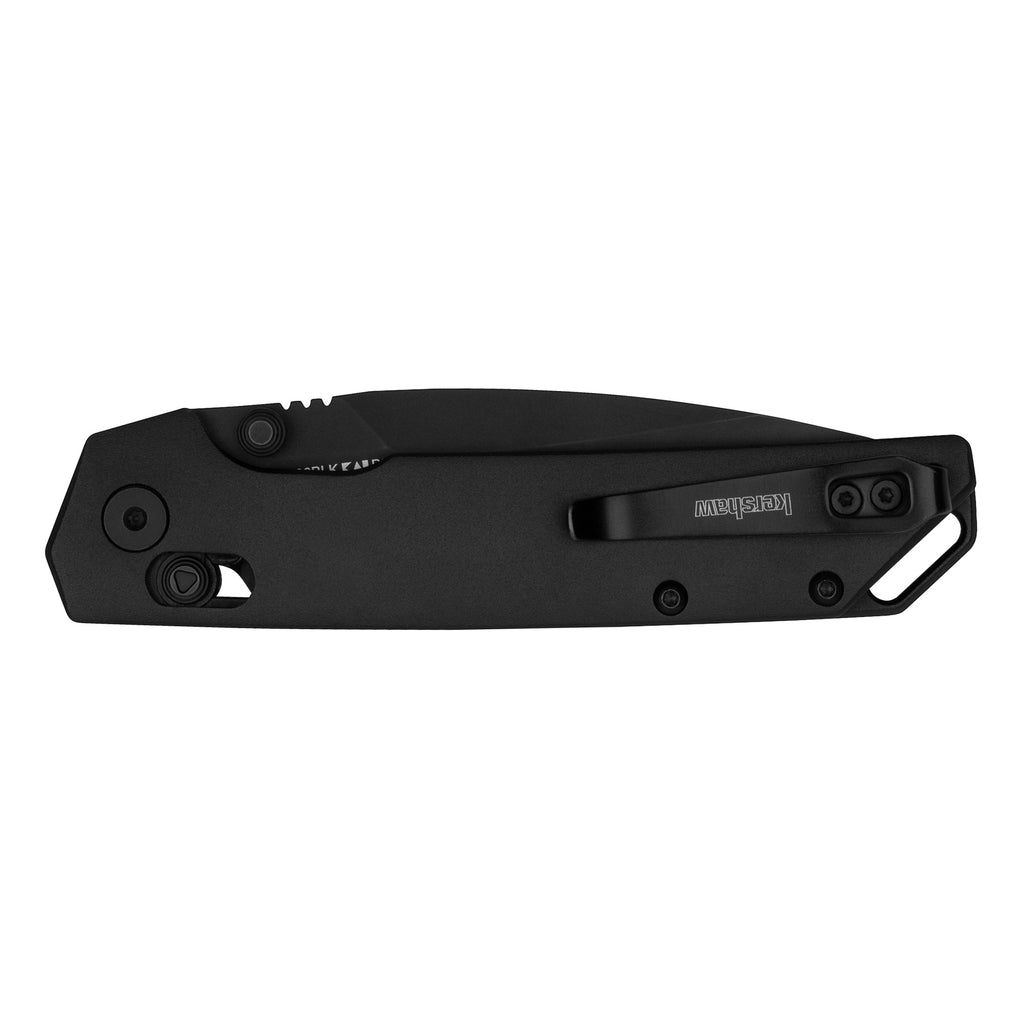 Kershaw Iridium 3.4-inch Black D2 Folding Knife with DuraLock and KVT Ball Bearings