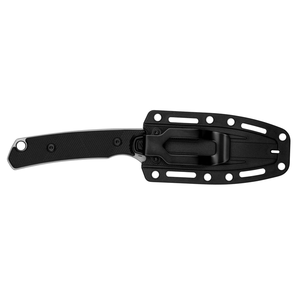 Kershaw Steppe Fixed Blade Knife 3.5-inch D2 Steel with Black Handle