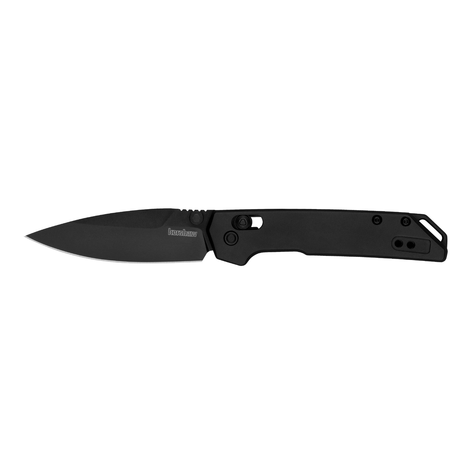 Kershaw Mini Iridium 3-Inch Black Folding Knife with D2 Steel Blade