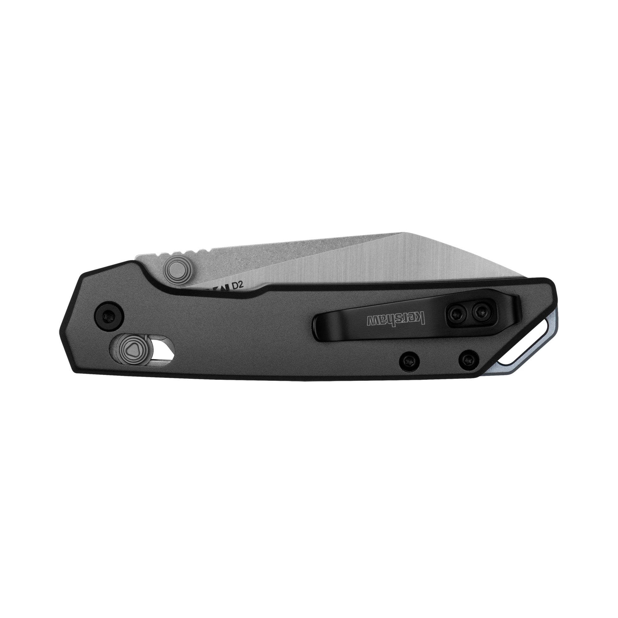 Kershaw Mini Iridium Model 2051R Folding Knife with D2 Blade and Reversible Pocket Clip