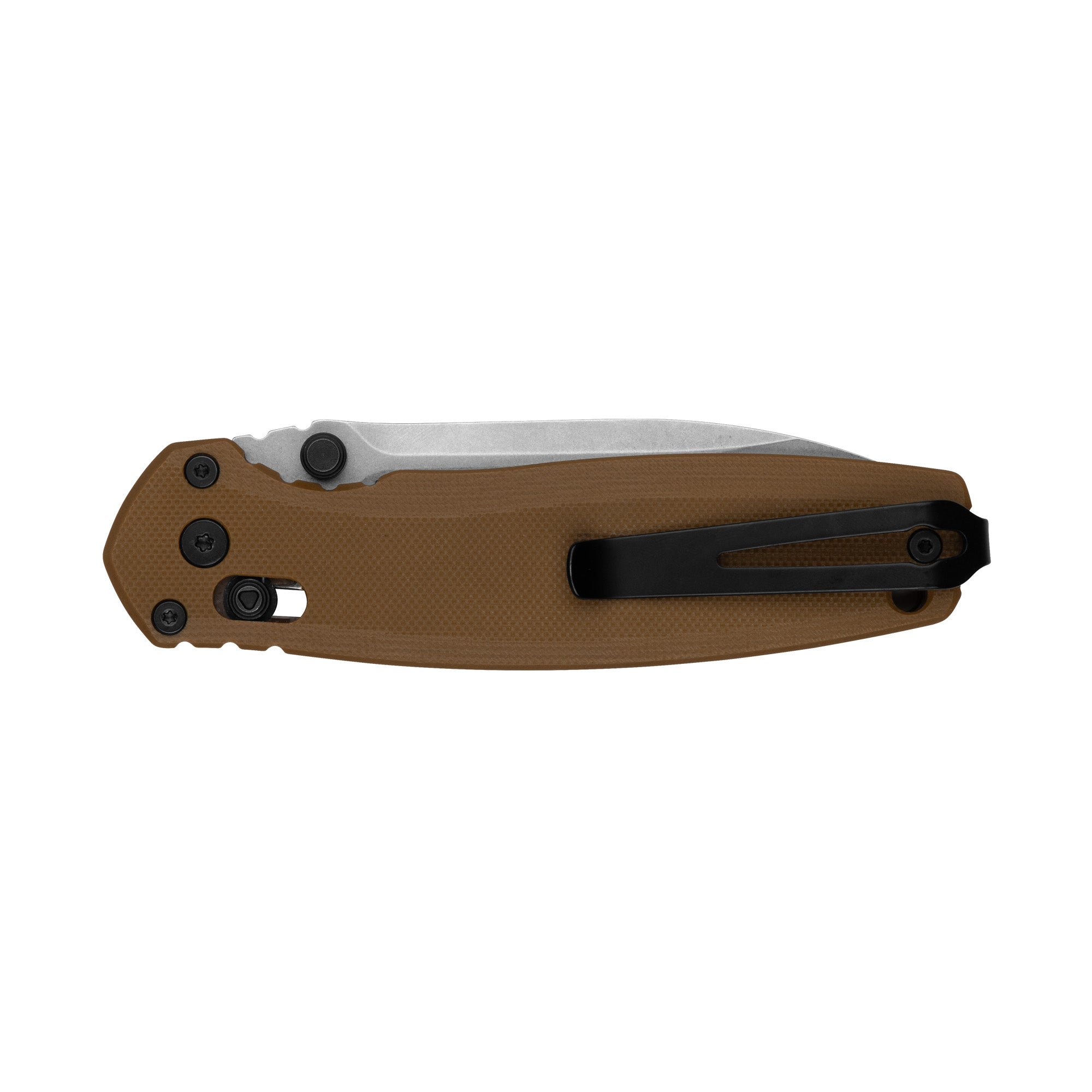 Kershaw Broadside Model 2052 Folding Knife with D2 Steel and Flat Dark Earth Handle