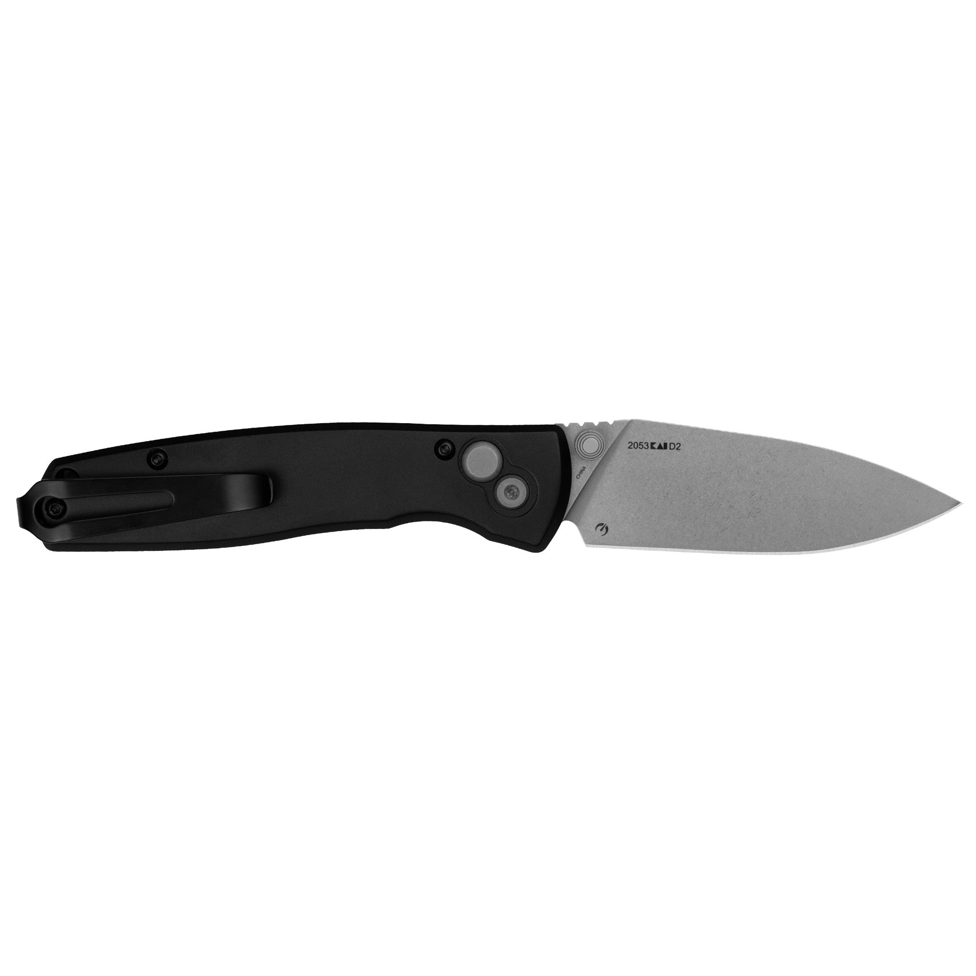 Kershaw Kindred Model 2053 Folding Knife with D2 Steel Blade and Contoured Aluminum Handle