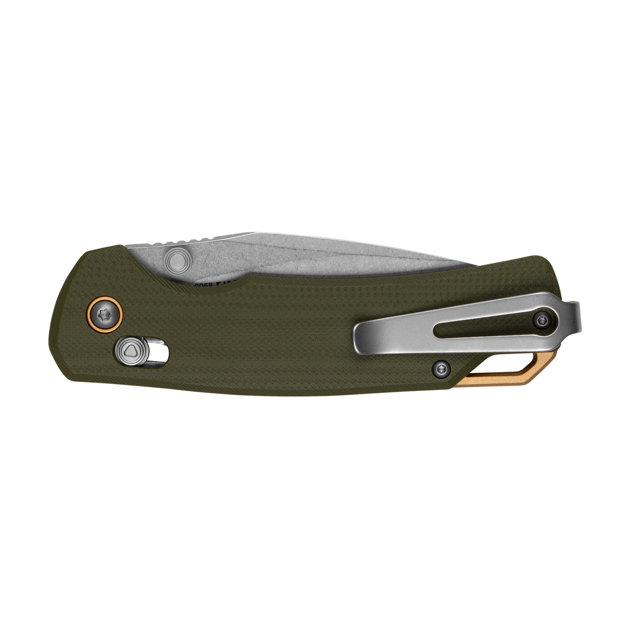 Kershaw Proximal Folding Knife - 3.15-inch D2 Blade with Olive G10 Handle