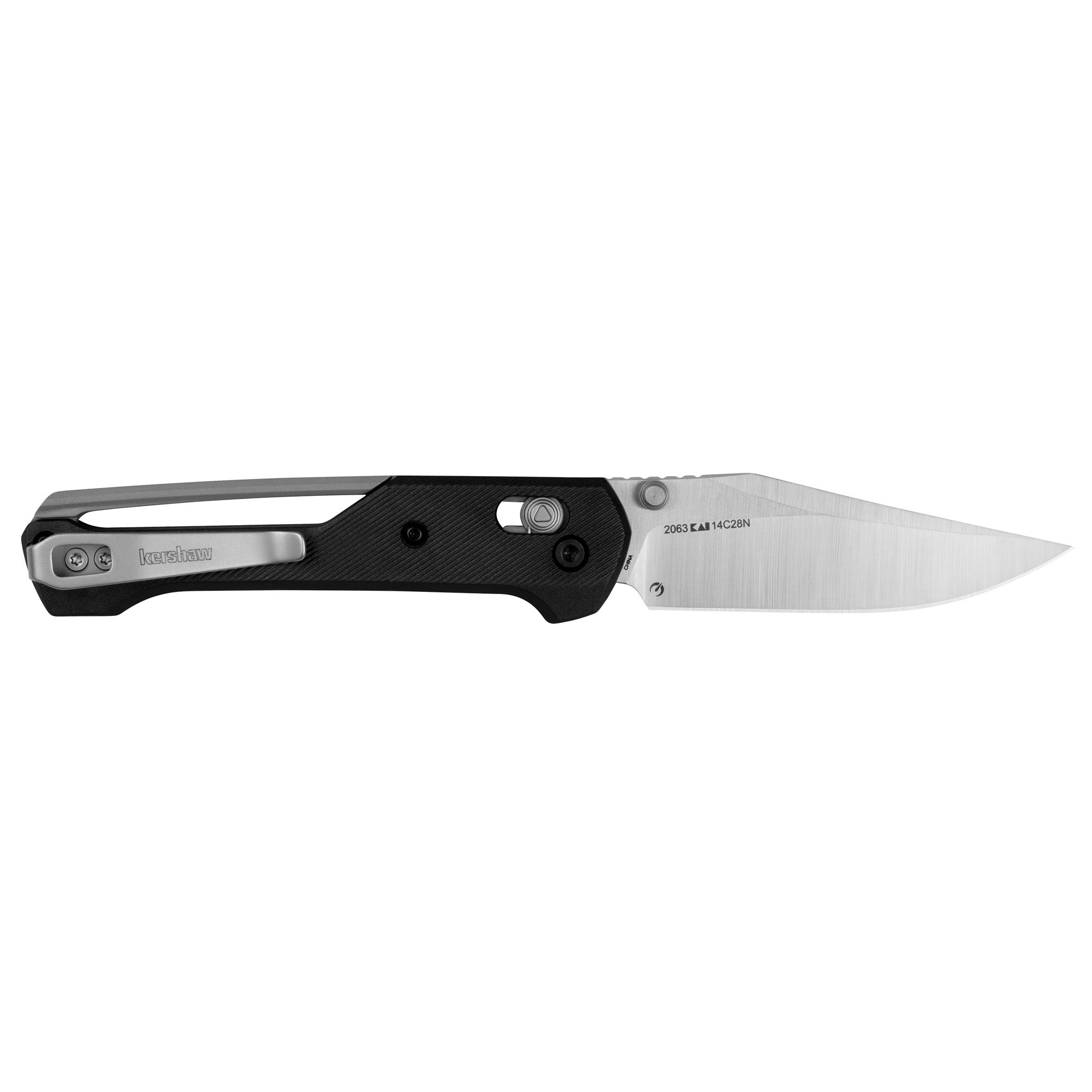 Kershaw Airspace Folding Knife Model 2063 with 14C28N Blade and Gray Handle
