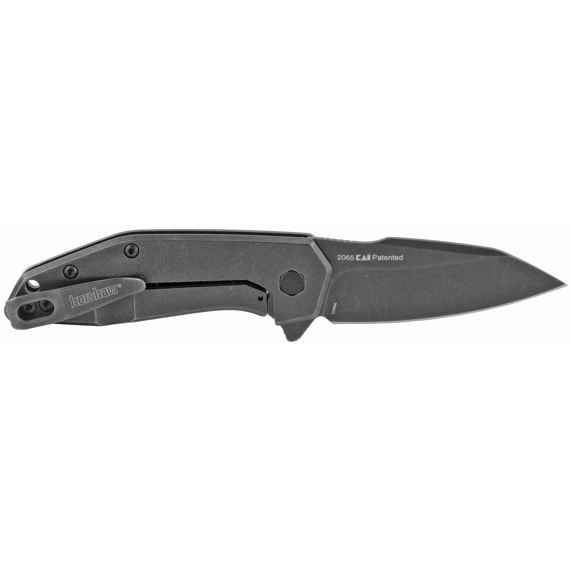 Kershaw Gravel 2065 Folding Knife with 3-Inch Blade and KVT Ball Bearing Opening
