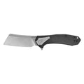 Kershaw Bracket 3.4-Inch Assisted Folding Knife with Black Handle and Reversible Deep-Carry Clip