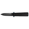 Kershaw Barstow Folding Knife with Assisted Opening and BlackWash Finish, 3-inch Plain Edge Blade