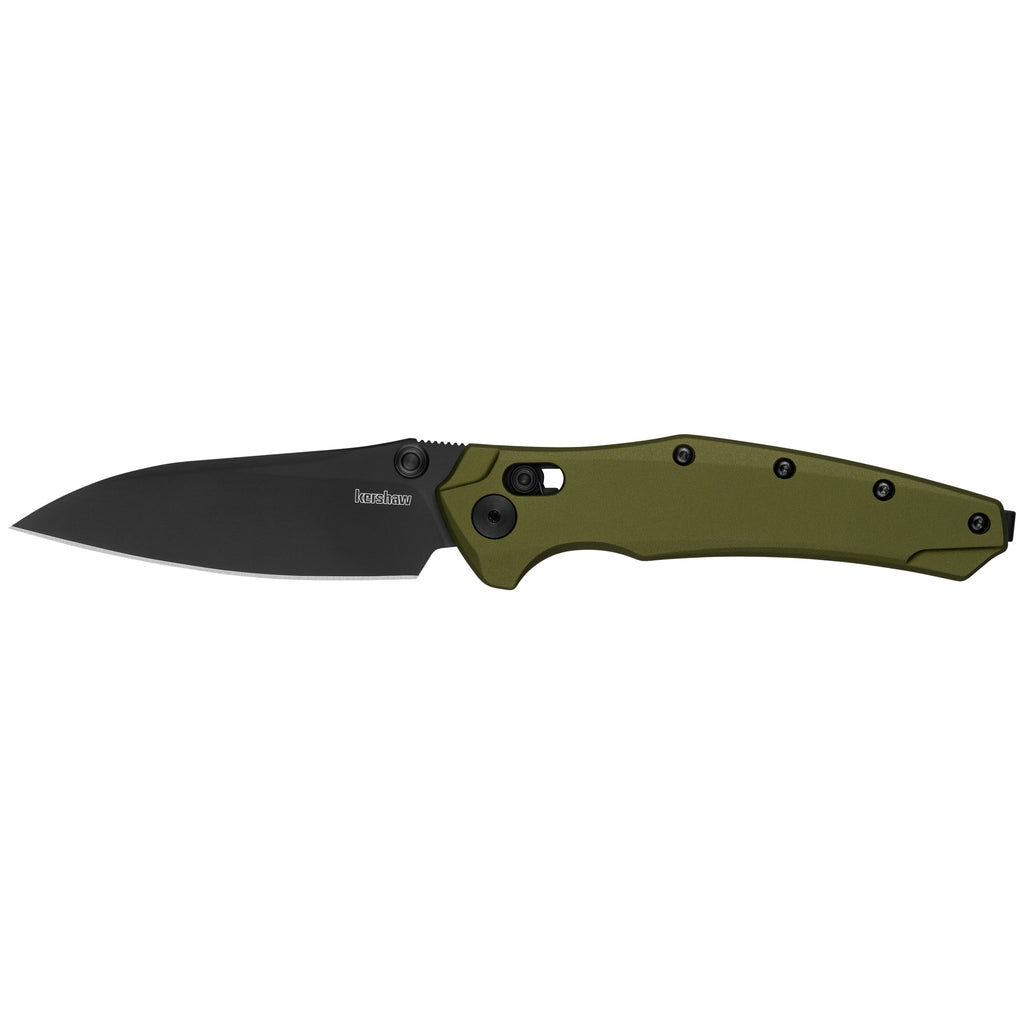 Kershaw Bareknuckle DuraLock Folding Knife with CPM MagnaCut Blade, 3.5 Inches, Olive Drab Green Handle