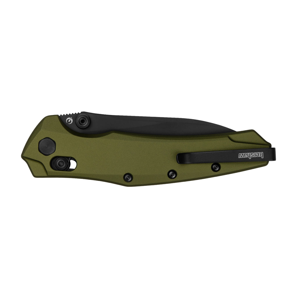 Kershaw Bareknuckle DuraLock Folding Knife with CPM MagnaCut Blade, 3.5 Inches, Olive Drab Green Handle