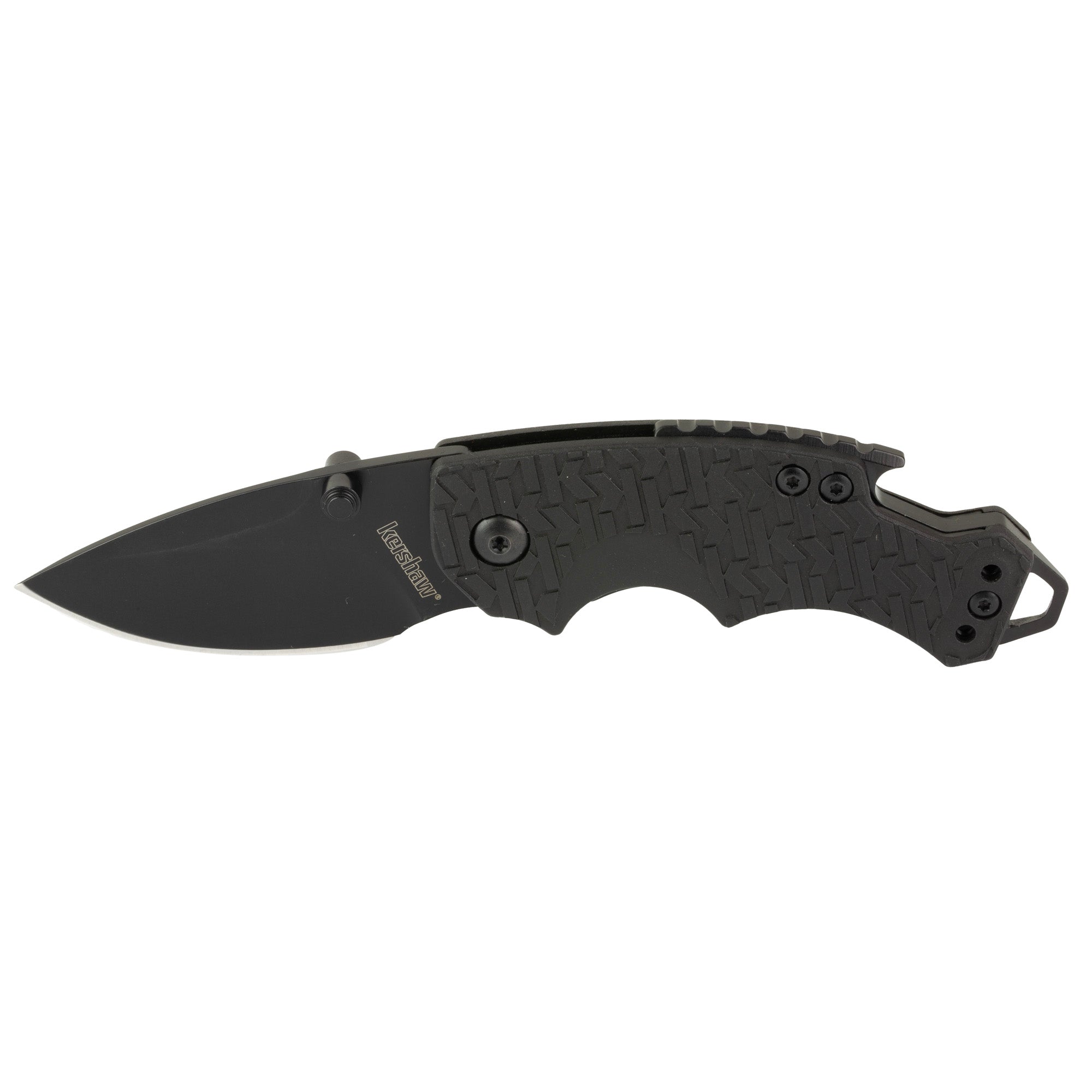Kershaw Shuffle 2.4-Inch Black Folding Knife with Multi-Tool Features