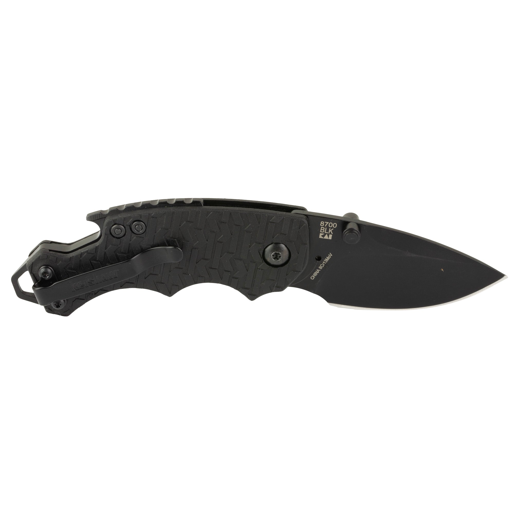 Kershaw Shuffle 2.4-Inch Black Folding Knife with Multi-Tool Features