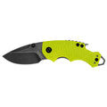 Kershaw Shuffle 2.4-Inch Folding Knife with Lime Handle and Plain Edge