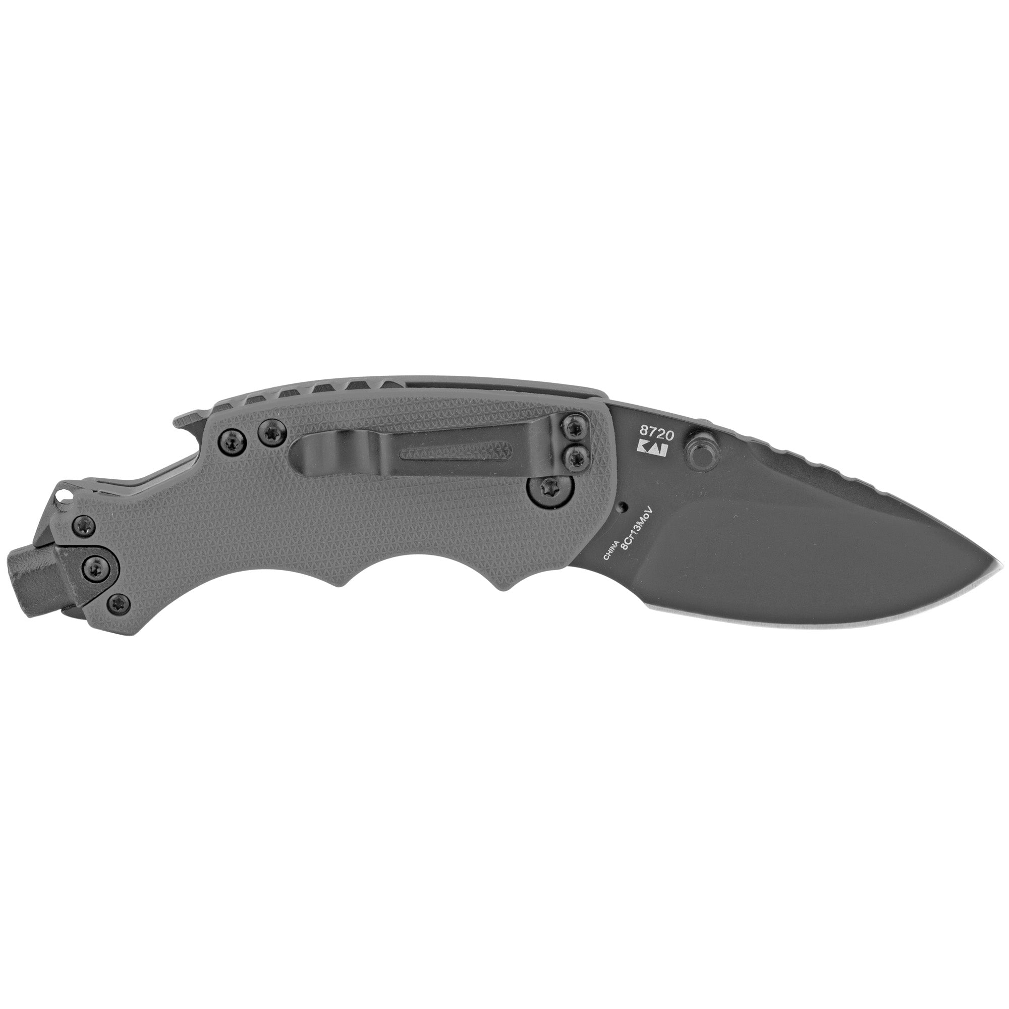 Kershaw Shuffle DIY Folding Knife with Built-In Screwdriver and Bottle Opener - 2.4-Inch Blade, Gray and Black