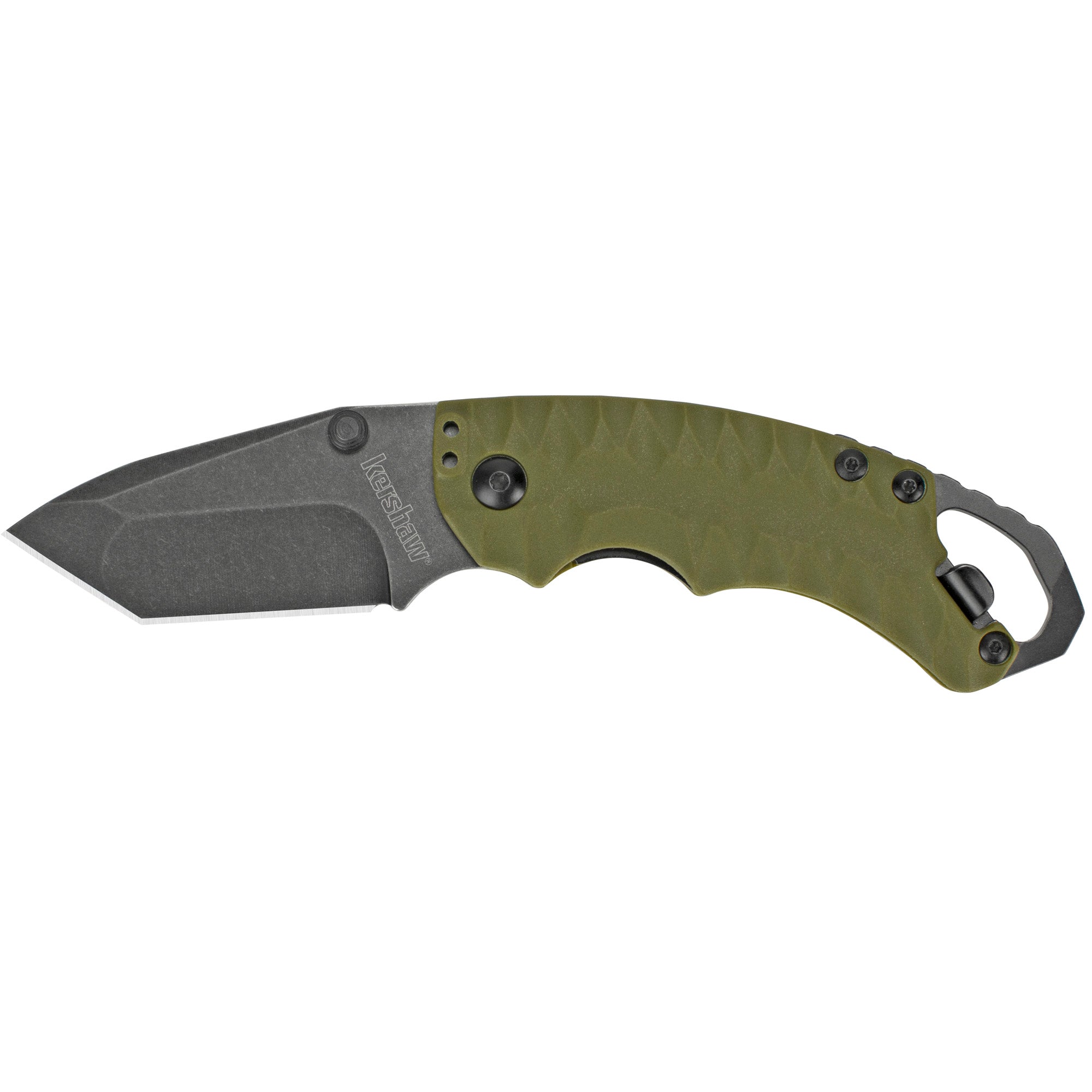 Kershaw Shuffle II Folding Knife with Olive Drab Green Handle, 2.6-inch Blade